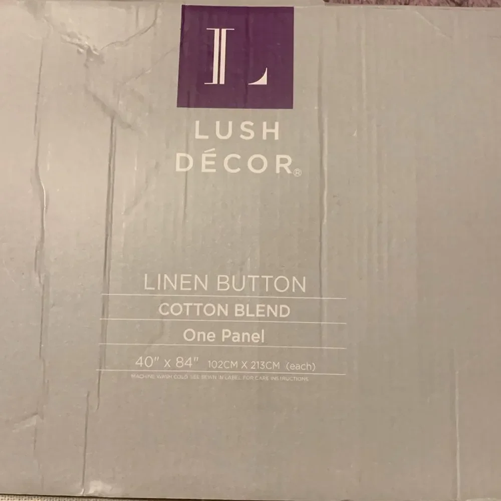 Elegant Two-Tone Sheer Curtain Panel (ONE PANEL)